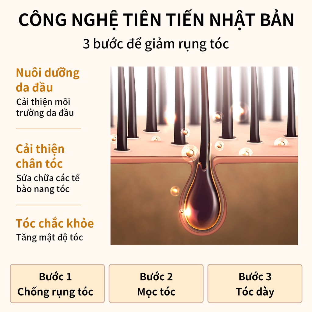 Dầu gội nhân sâm AISASEA sạch gàu giảm rụng kích thích mọc tóc 300ml