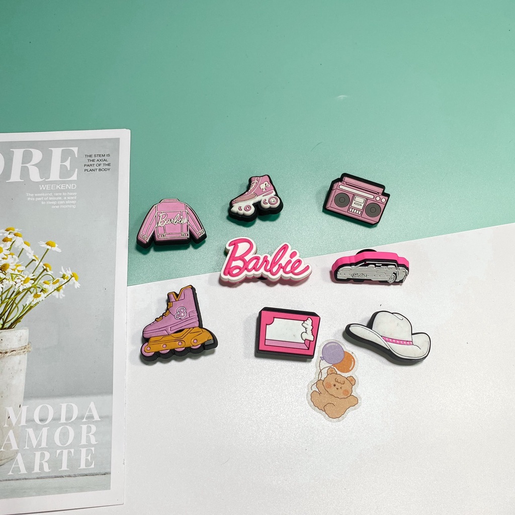 Sticker trang trí giày dép , jibit gắn dép chính hãng gắn dép