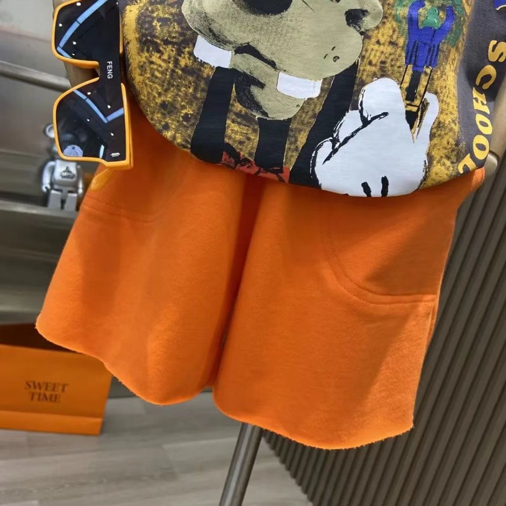 Bộ Áo Khoác Cotton In Họa Tiết Hoạt Hình Kèm Quần Dành Cho Bé Trai