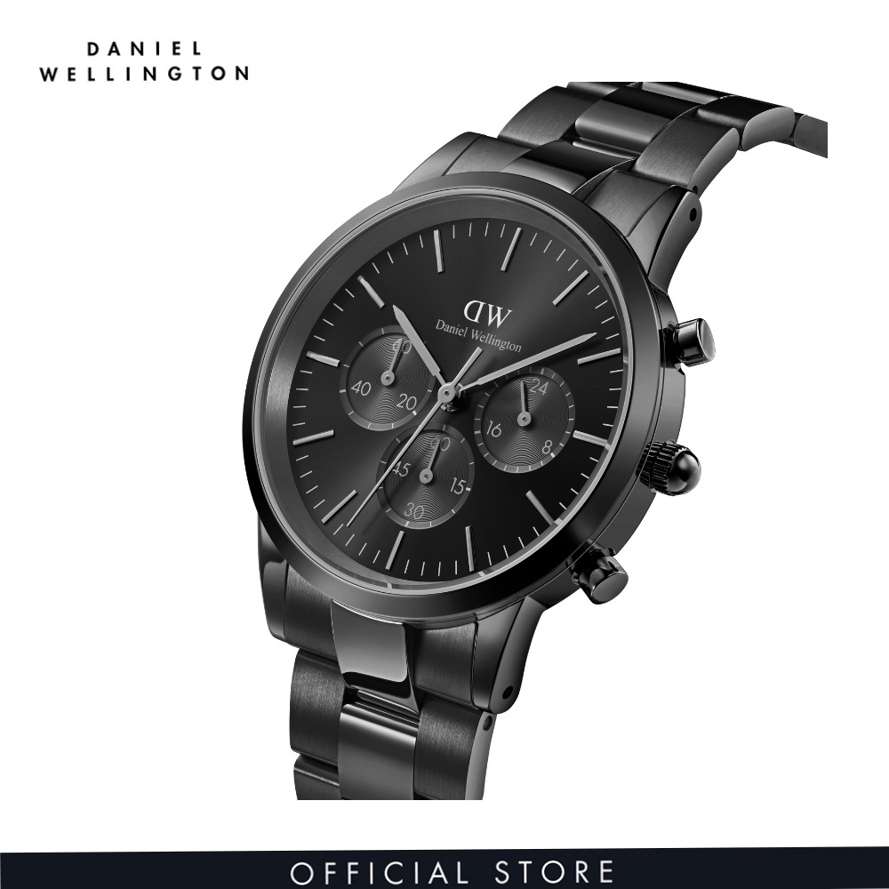 Đồng hồ Nam Daniel Wellington Dây Kim Loại - Iconic Chronograph 42MM DW00100642