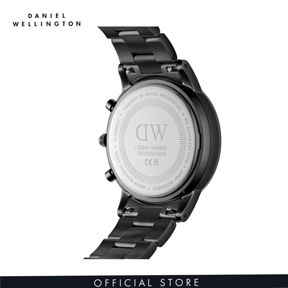Đồng hồ Nam Daniel Wellington Dây Kim Loại - Iconic Chronograph 42MM DW00100642