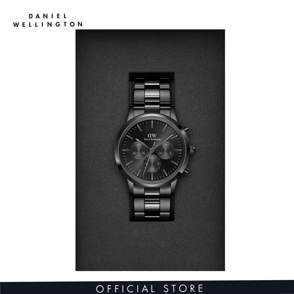 Đồng hồ Nam Daniel Wellington Dây Kim Loại - Iconic Chronograph 42MM DW00100642