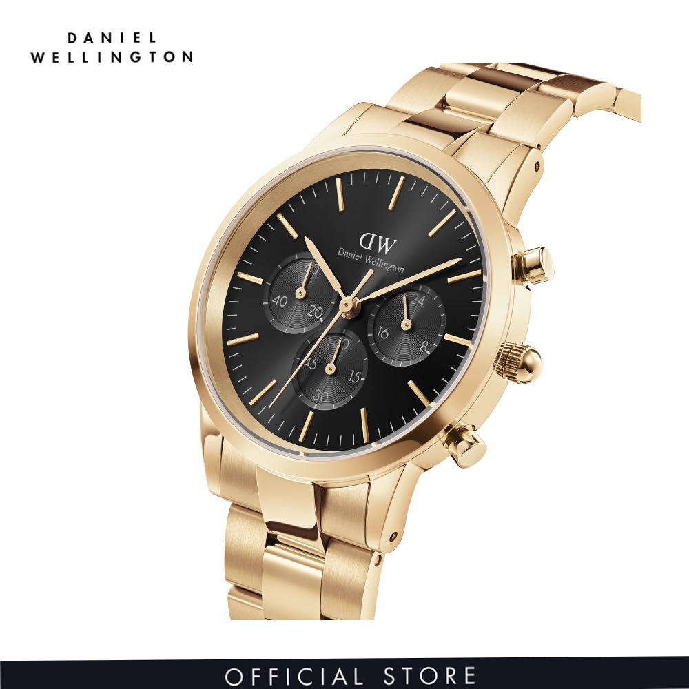 Đồng hồ Nam Daniel Wellington Dây Kim Loại - Iconic Chronograph 42MM DW00100641