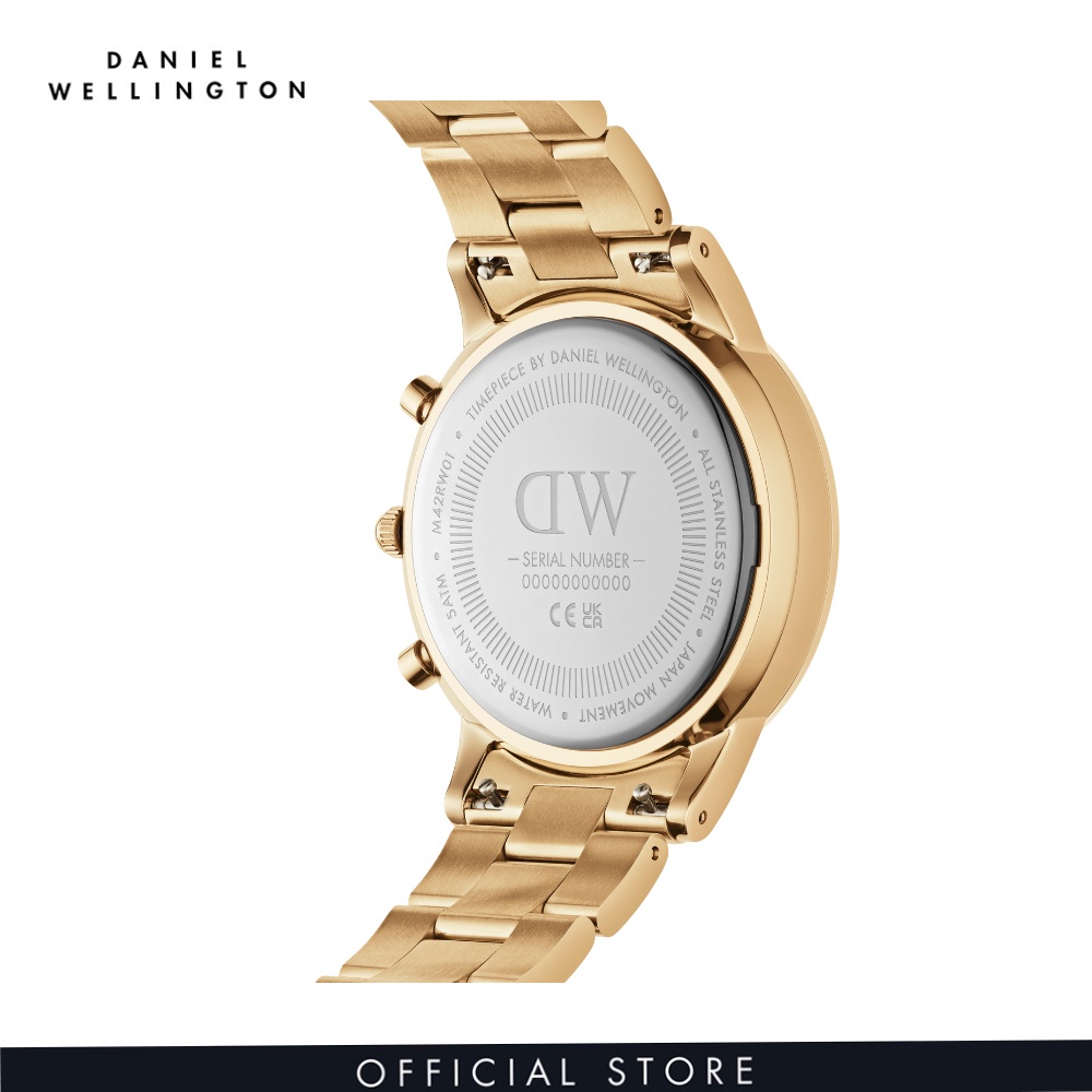 Đồng hồ Nam Daniel Wellington Dây Kim Loại - Iconic Chronograph 42MM DW00100641