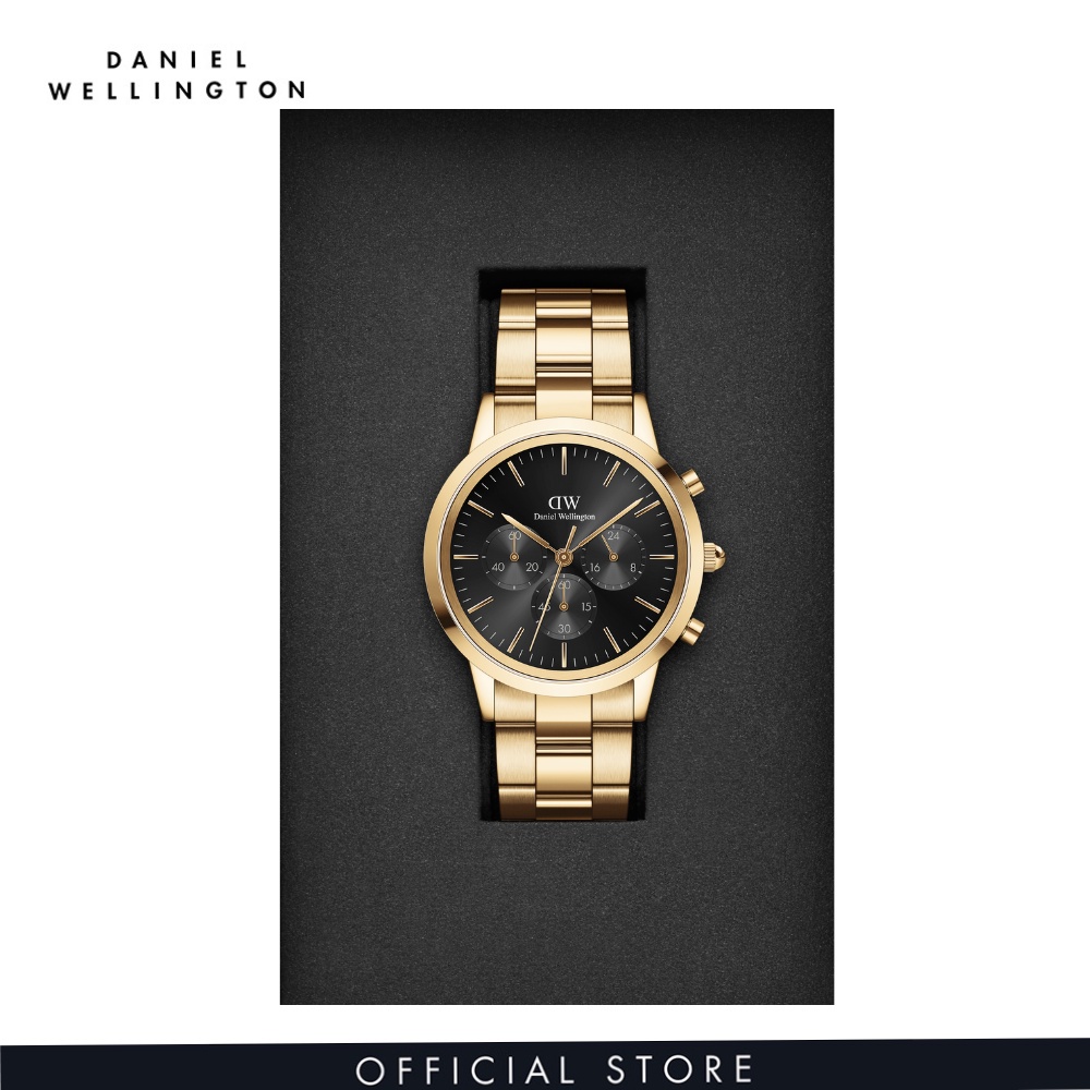 Đồng hồ Nam Daniel Wellington Dây Kim Loại - Iconic Chronograph 42MM DW00100641