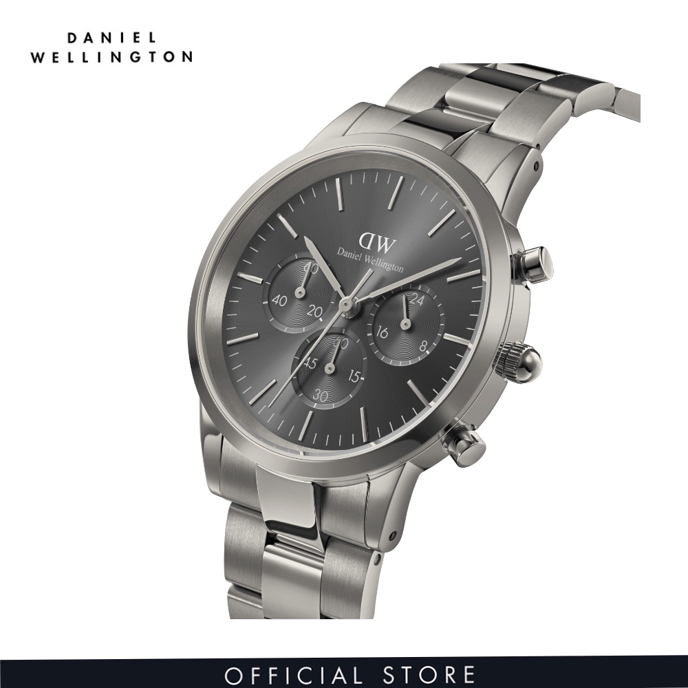 Đồng hồ Nam Daniel Wellington Dây Kim Loại - Iconic Chronograph 42MM DW00100643