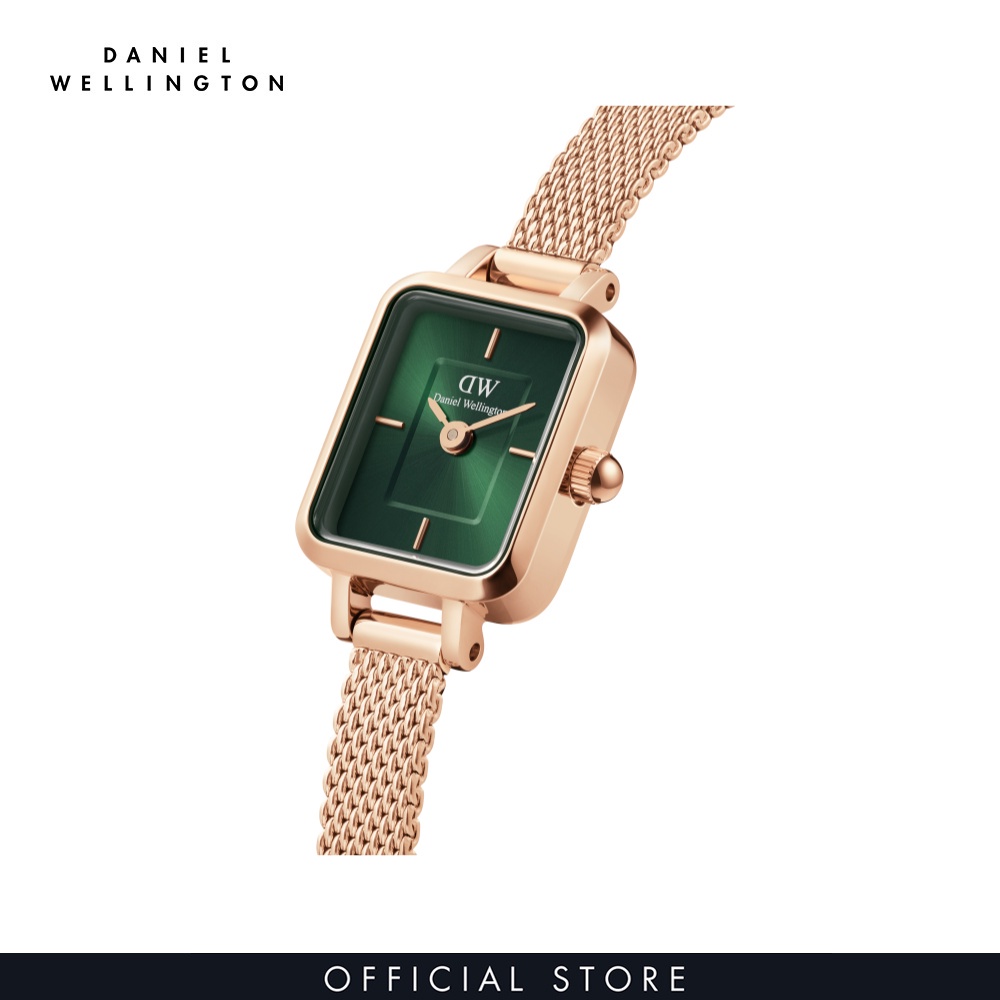 Đồng hồ Nữ Daniel Wellington Dây Lưới - Quadro Mini - Micro 15.4X18.2MM DW00100648