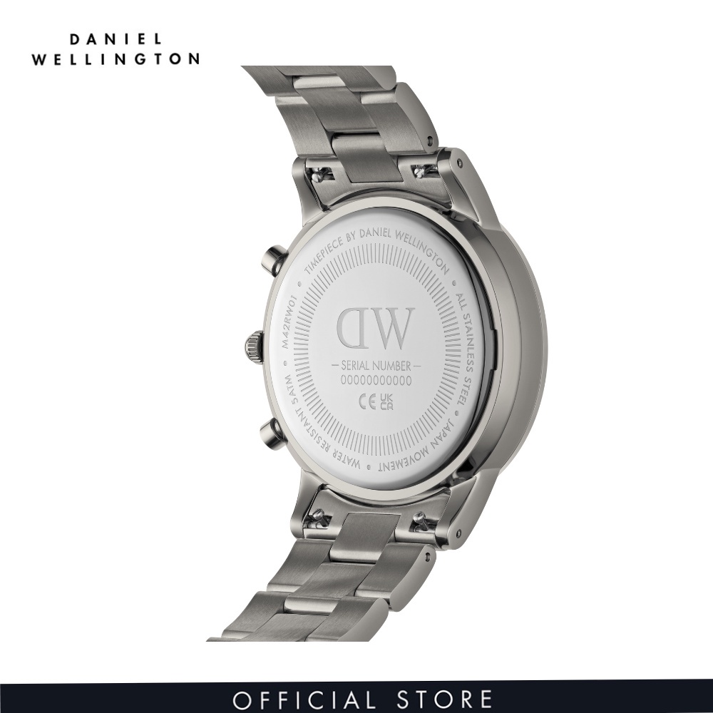Đồng hồ Nam Daniel Wellington Dây Kim Loại - Iconic Chronograph 42MM DW00100643