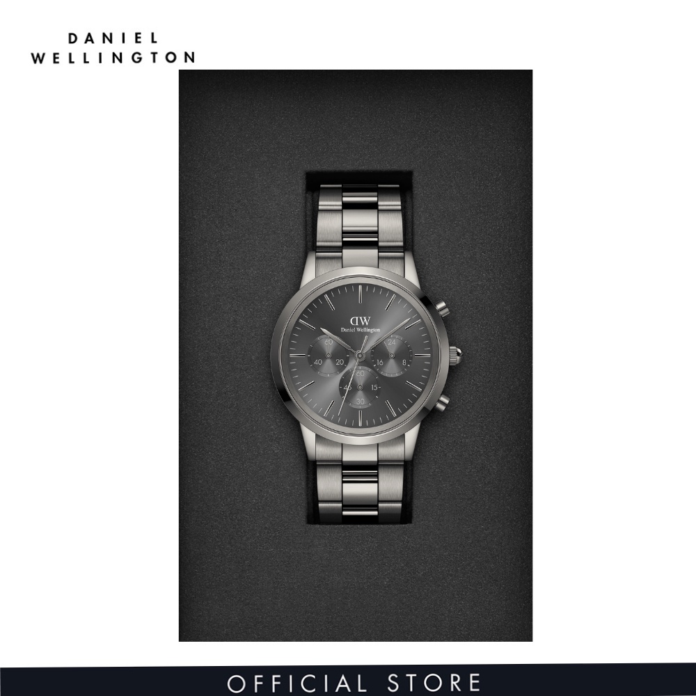 Đồng hồ Nam Daniel Wellington Dây Kim Loại - Iconic Chronograph 42MM DW00100643
