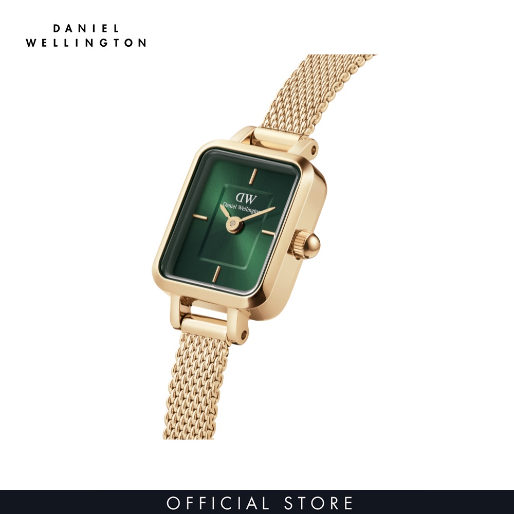Đồng hồ Nữ Daniel Wellington Dây Lưới - Quadro Mini - Micro 15.4X18.2MM DW00100653