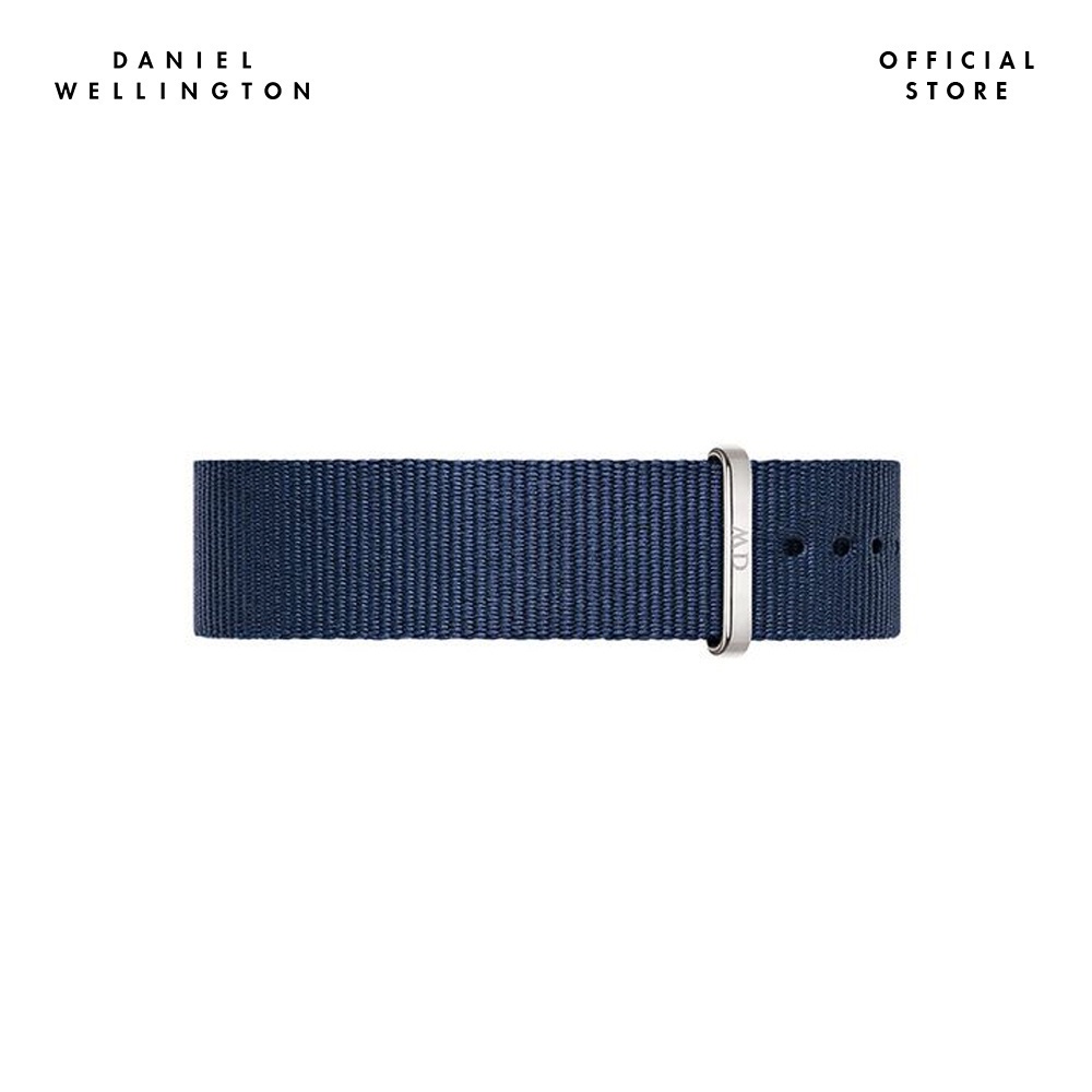 Dây Vải Nato đồng hồ Daniel Wellington 18mm khóa Bạc - Cho đồng hồ Classic 18 Bayswater S - DW00200214