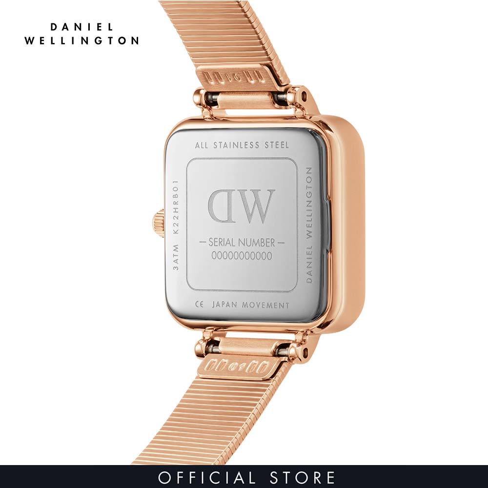 Đồng hồ Nữ Daniel Wellington dây lưới - Quadro Studio 22x22 mm DW00100517
