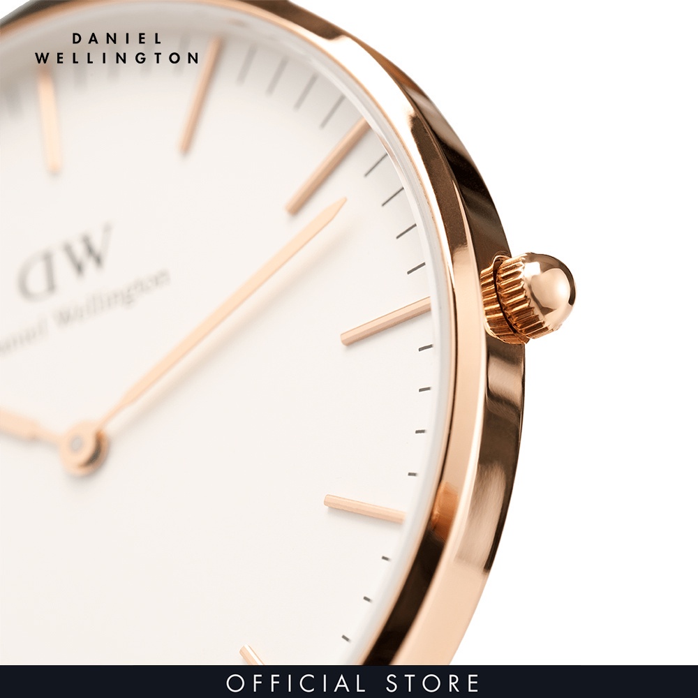 Only 9.9 Giảm 35% - Đồng hồ Nam Daniel Wellington dây Da - Classic Mawes 36mm DW00100035