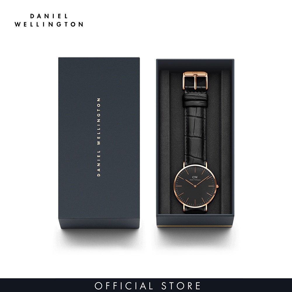 BLACK FRIDAY - Giảm 35% + VC 15% - Đồng hồ Daniel Wellington dây Da-Classic Reading 40 mm DW00100129