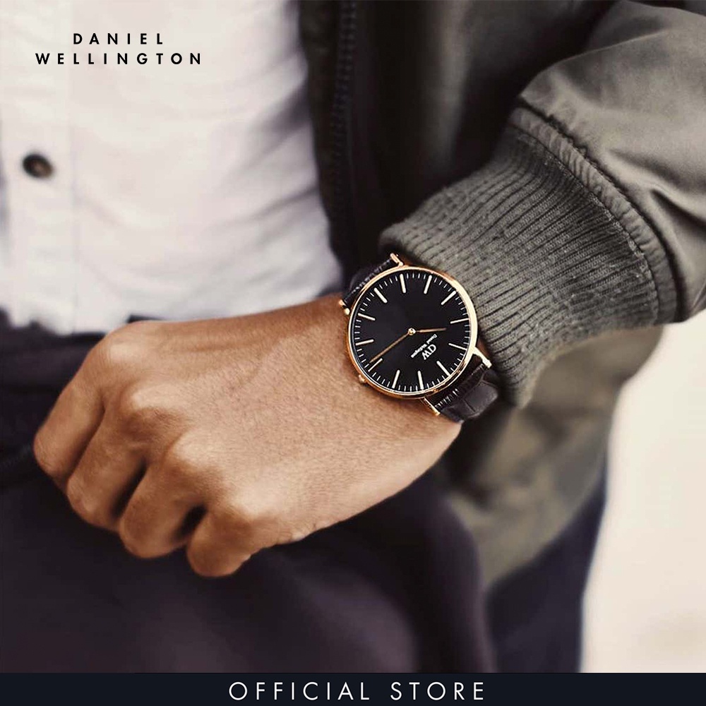 BLACK FRIDAY - Giảm 35% + VC 15% - Đồng hồ Daniel Wellington dây Da-Classic Reading 40 mm DW00100129