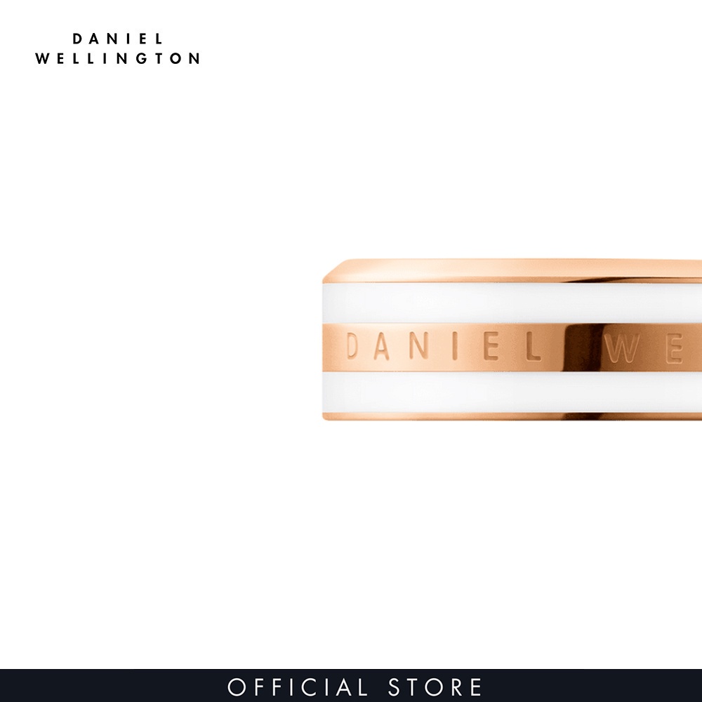 BLACK FRIDAY - Giảm 35% + VC 15% - Nhẫn Daniel Wellington màu vàng hồng, trắng Emalie Ring