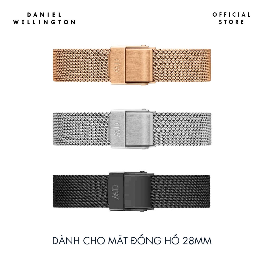 Dây lưới đồng hồ Daniel Wellington 12mm Cho đồng hồ Petite 28mm