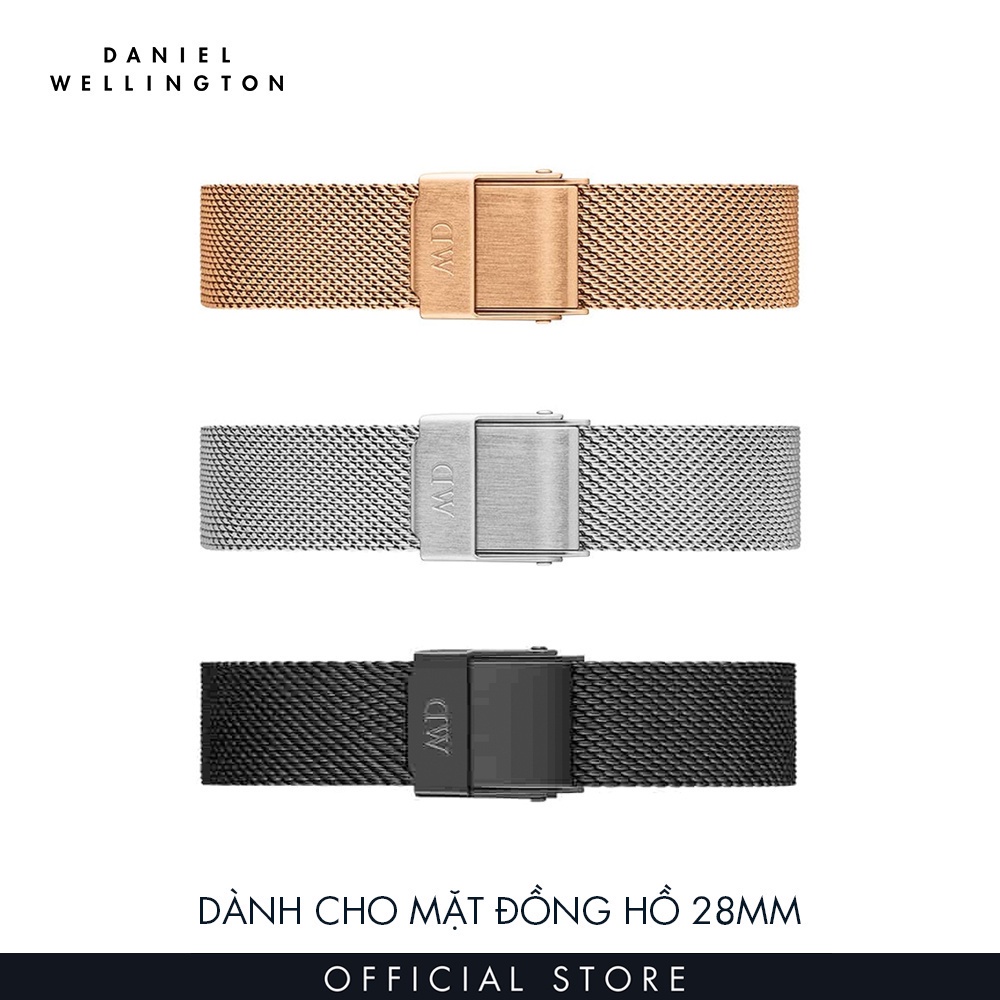 Dây lưới đồng hồ Daniel Wellington 12mm Cho đồng hồ Petite 28mm