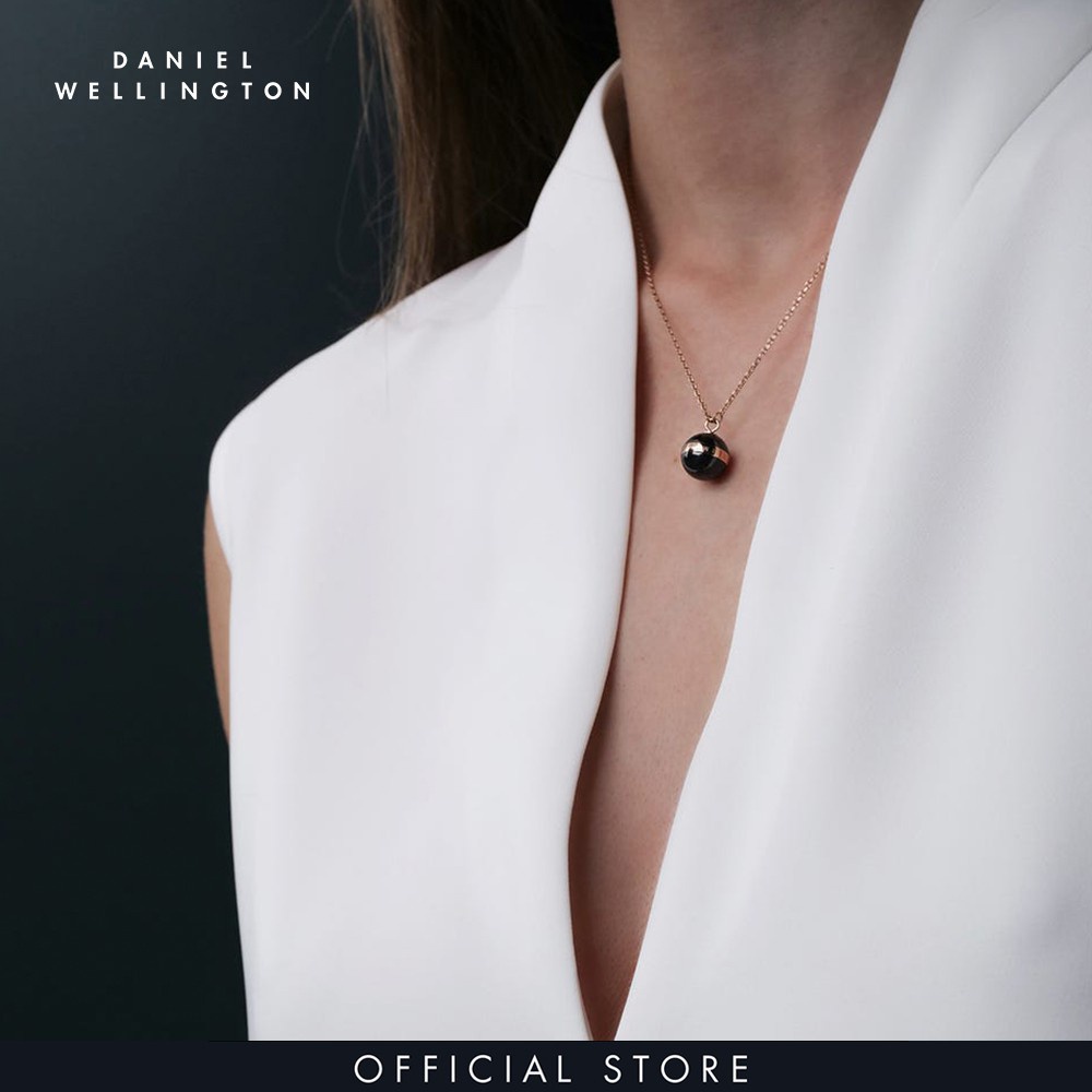 Dây chuyền Daniel Wellington màu vàng hồng Aspiration DW00400156