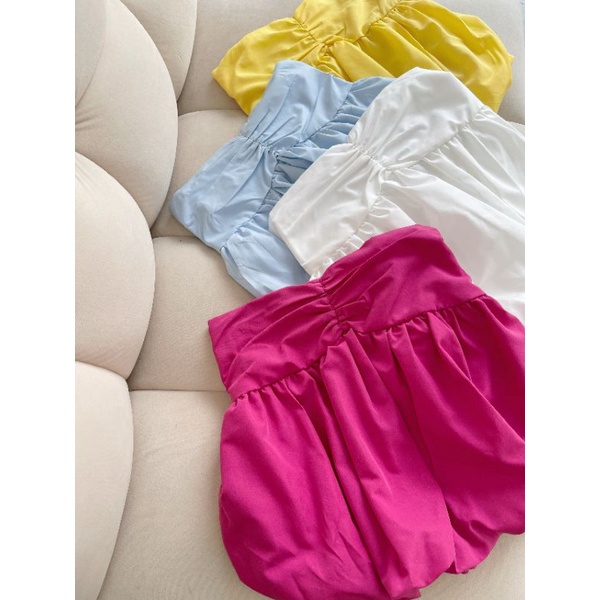 Áo cúp ngực baby doll tùng xoè hoa tulip