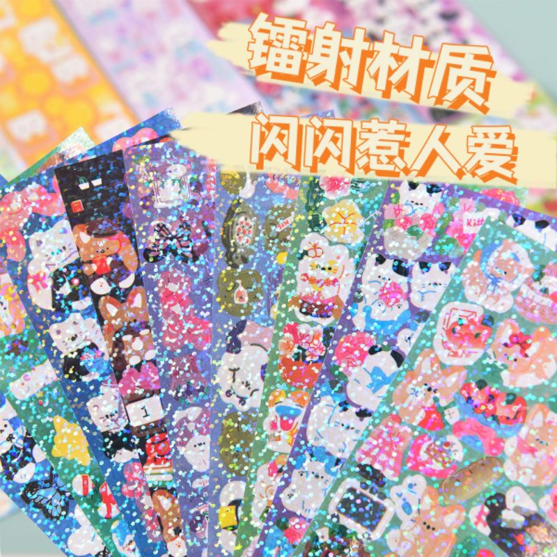 Set 10 tấm stickers trang trí giá rẻ