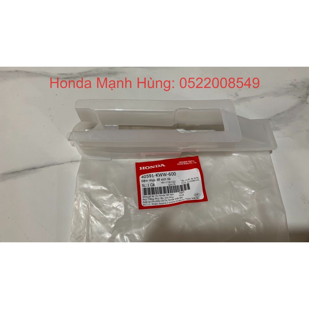 Đệm nhựa đỡ xích tải | Lót càng WAVE S110, RS110, A110 chính hãng Honda