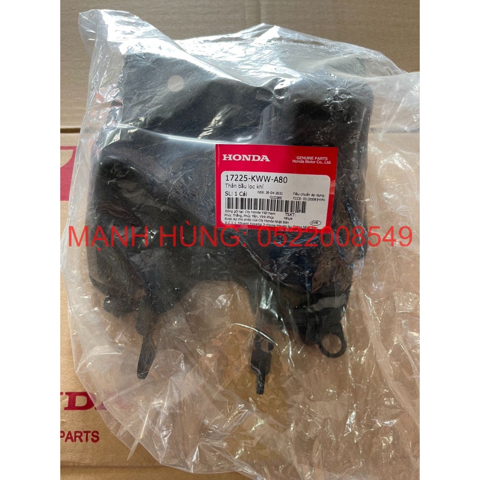 Thân bầu lọc khí WAVE S110, RSX110, BLADE SỐ chính hãng Honda