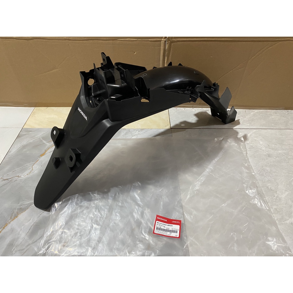 Bộ chắn bùn sau | đuôi bắt biển số WAVE S110, RS110, RSX110  chính hãng Honda