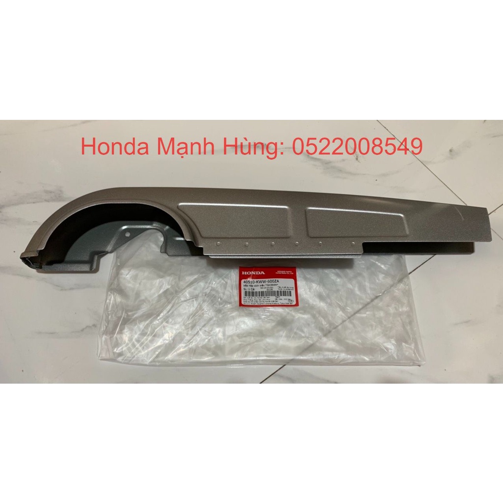 Nắp hộp xích trên WAVE A110, S110, RS110, RSX110 màu Bạc chính hãng Honda