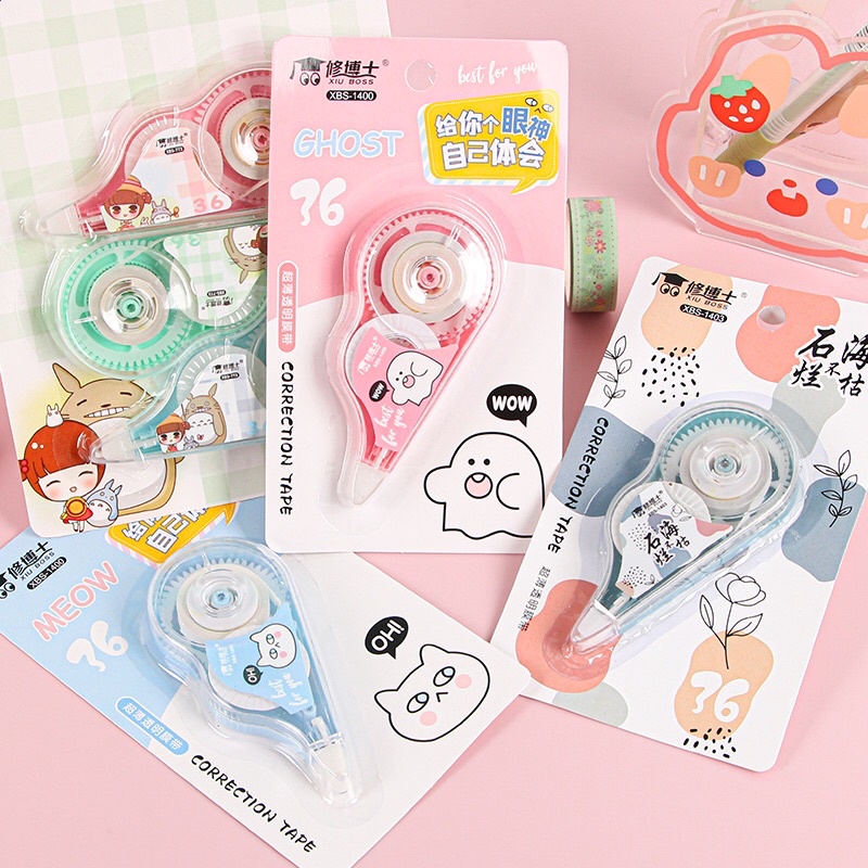 Bút xoá giấy kéo dài khoảng 12cm