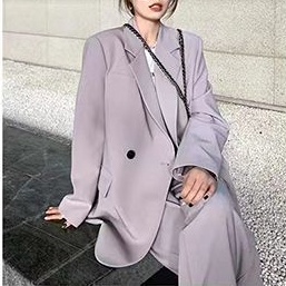 Áo Khoác Vest Hai Mảnh Dáng Rộng Thời Trang Xuân Hè 2023 Phong Cách Hàn Quốc Cao Cấp