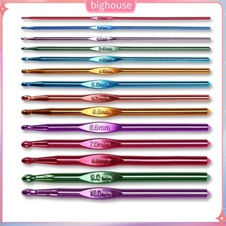 (BH) Set 8 Kim Móc Len 2-5.5mm Bằng Hợp Kim Nhôm Nhiều Kích Cỡ Tiện Dụng