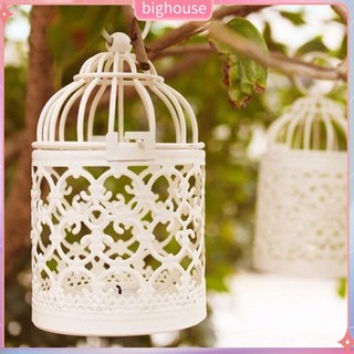 (BH) Lồng Chim Kim Loại Đựng Nến Phong Cách Cổ Điển Đẹp Mắt