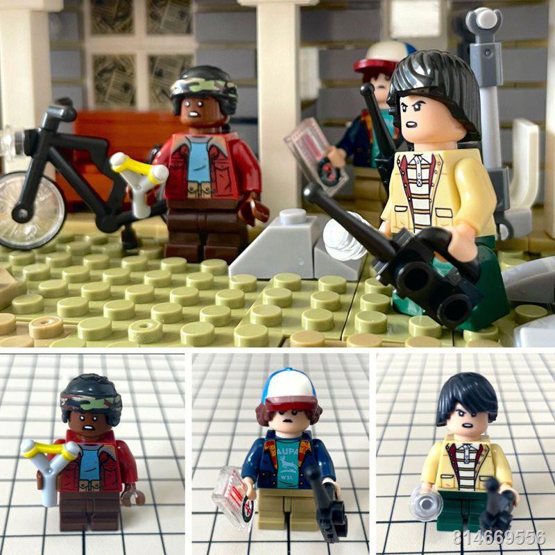 Tương thích với Lego xếp hình khó Stranger Things lộn ngược thế giới bé trai bé gái đồ chơi trẻ em lắp ghép 75810