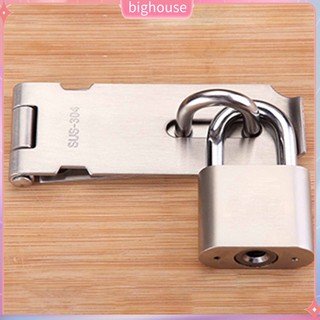 (BH) Bản lề cài khóa chốt cửa chất liệu thép không gỉ 304 kích thước 3inch/4inch/5inch tùy chọn