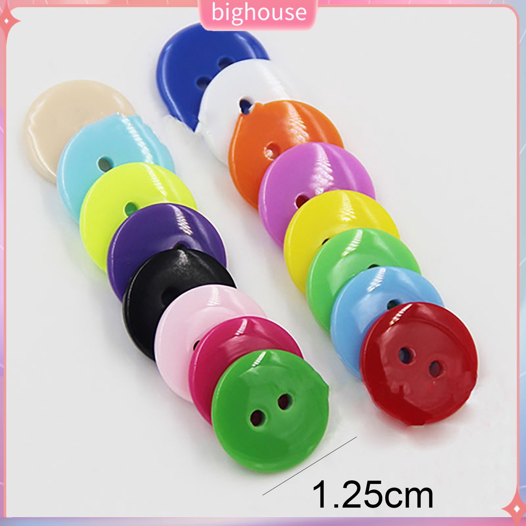 Set 100 Cúc Áo Nhiều Màu Sắc Dành Cho Bé Làm Đồ Thủ Công