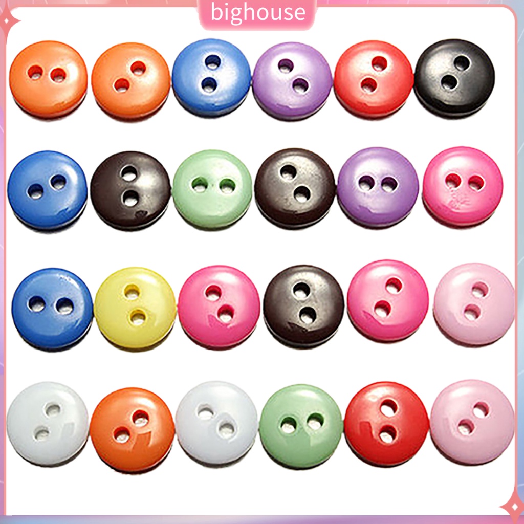 Set 100 Cúc Áo Nhiều Màu Sắc Dành Cho Bé Làm Đồ Thủ Công