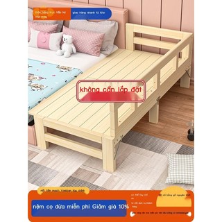 Giường trẻ em mở rộng ghép gỗ nguyên khối thích hợp cho trẻ 0-16 tuổi