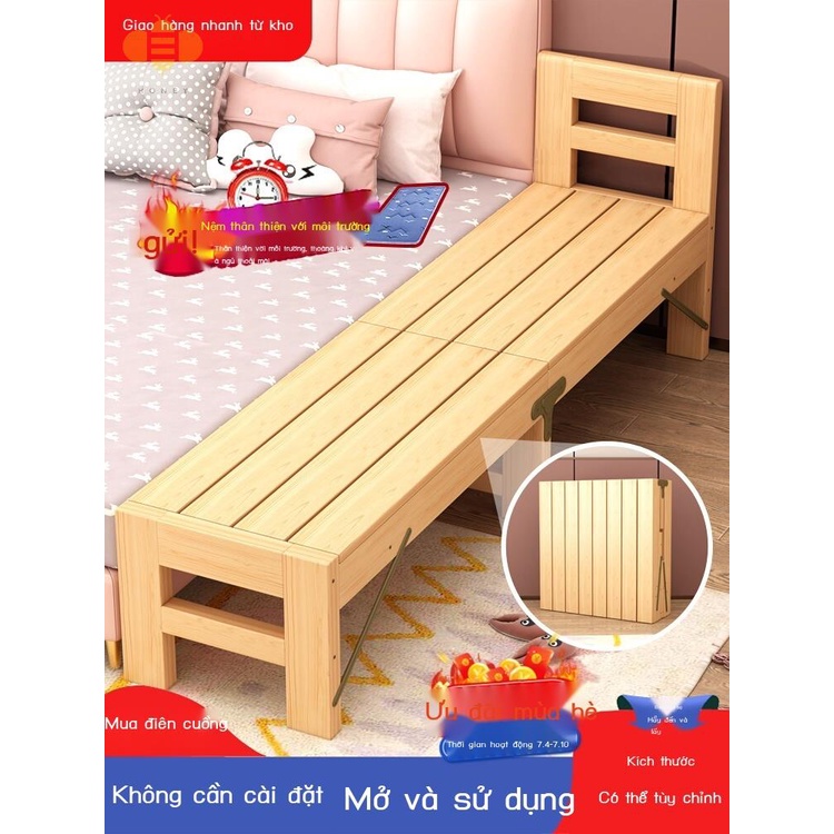 Giường gấp trẻ em có lan can