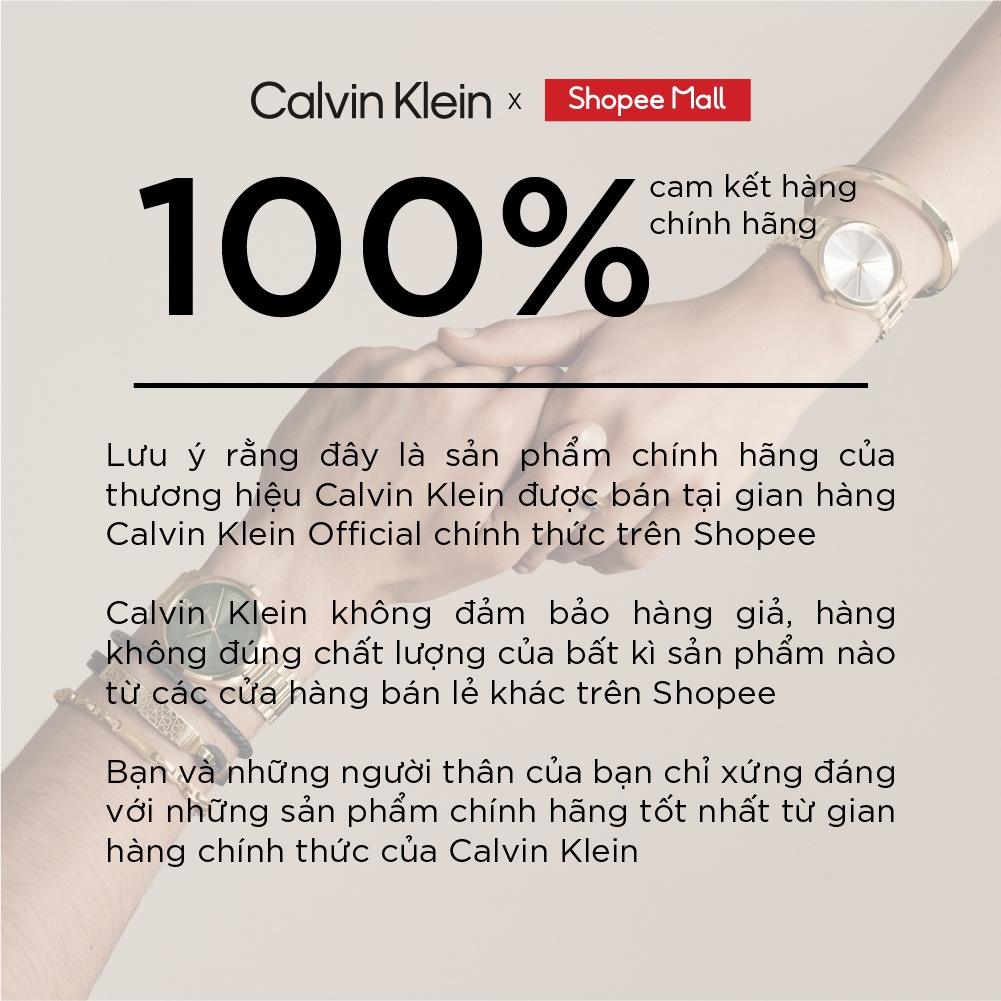 Đồng hồ Calvin Klein Nữ dây Lưới SS22  - Twisted Bezel CK 25200013