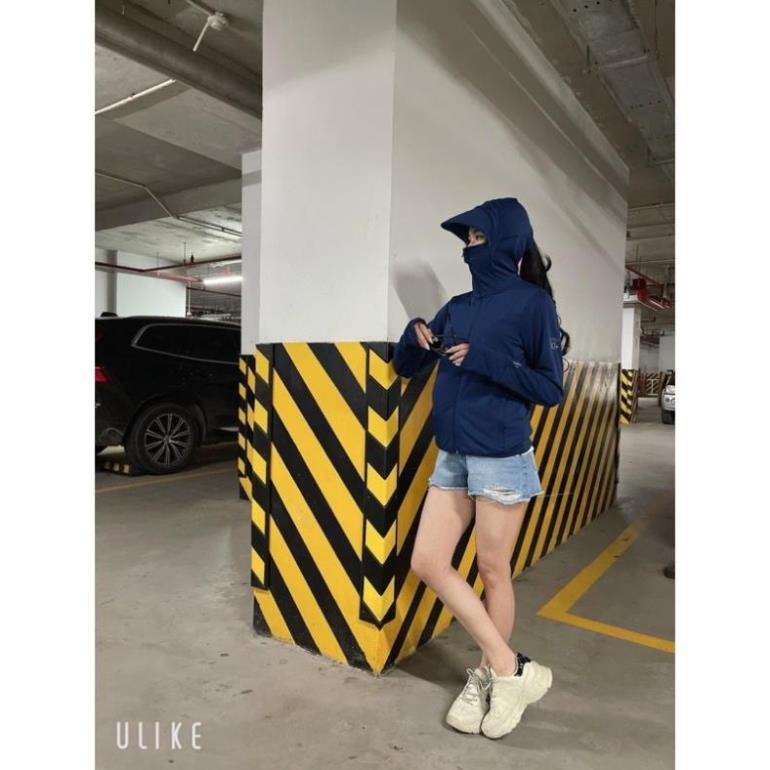 Áo chống nắng nữ, Áo chống nắng UV morriss 1 lớp chất vải airism thun mát lạnh DLV.store | BigBuy360 - bigbuy360.vn