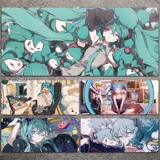 Tấm Lót Chuột Và Bàn Phím Chơi Game Hai Chiều In Hình Anime Hatsune Miku Dành Cho Bé Trai Bé Gái