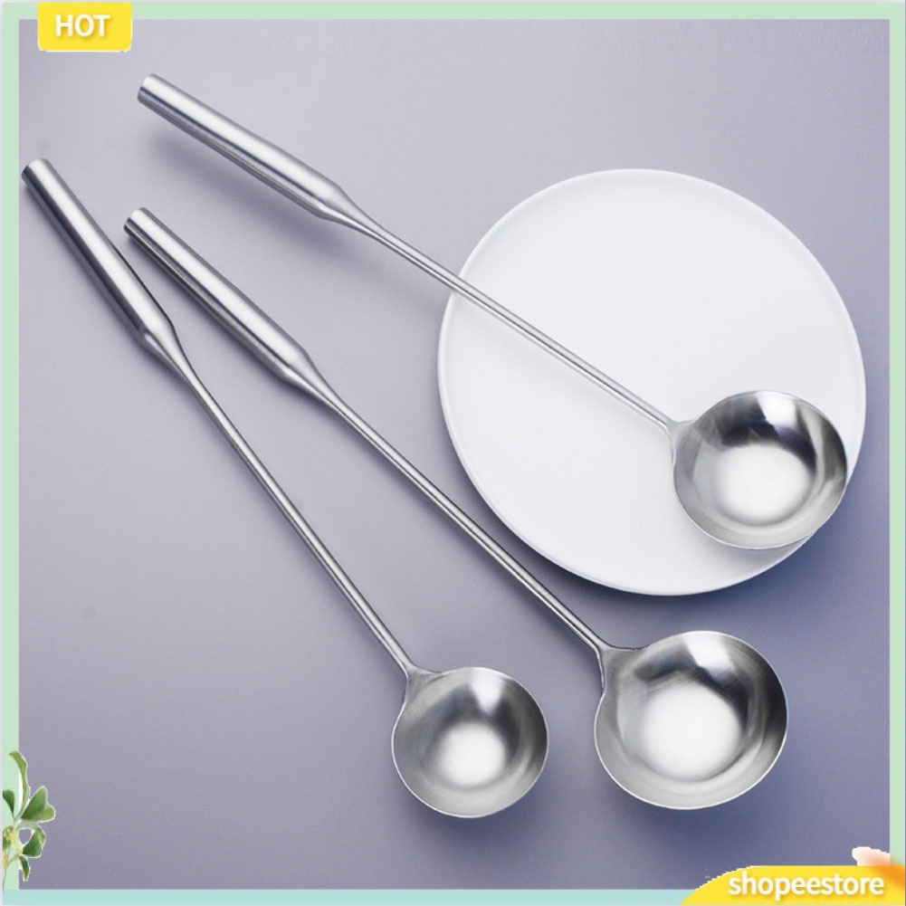 (shopeestore) Vá Múc Canh Cán Dài Bằng Thép Không Gỉ