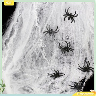 (shopeestore) Tơ nhện giả dùng để trang trí lễ hội nhân dịp Halloween