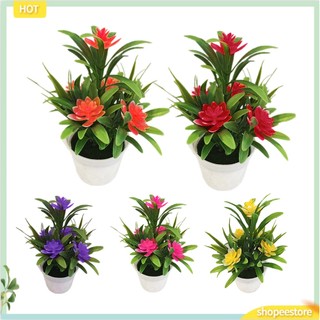 (shopeestore) Hoa sen giả bằng nhựa dùng để trang trí nội thất