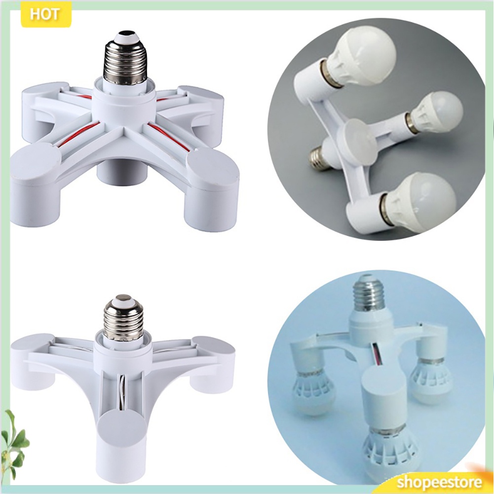 (shopeestore) Chuôi Đèn E27 Chia 3 / 4 / 5 Bóng