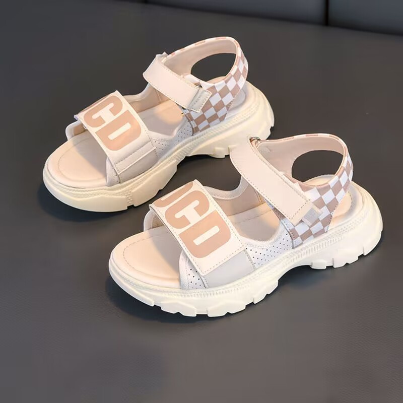 2023 Xăng đan Thể Thao Đế Mềm Thời Trang Đi Biển Cho Bé Gái