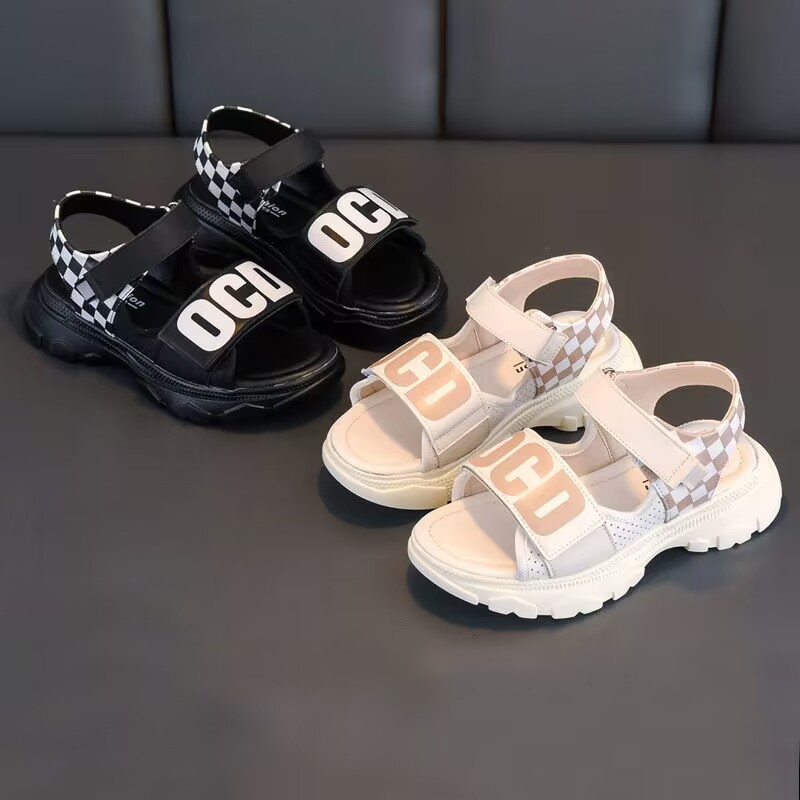 2023 Xăng đan Thể Thao Đế Mềm Thời Trang Đi Biển Cho Bé Gái