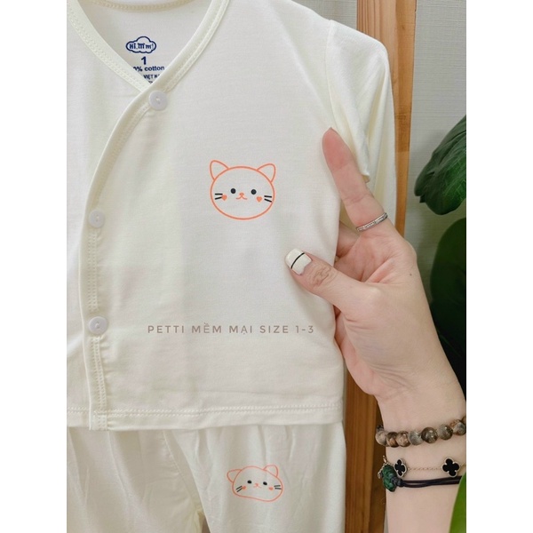 Bộ petit sợi tre sơ sinh