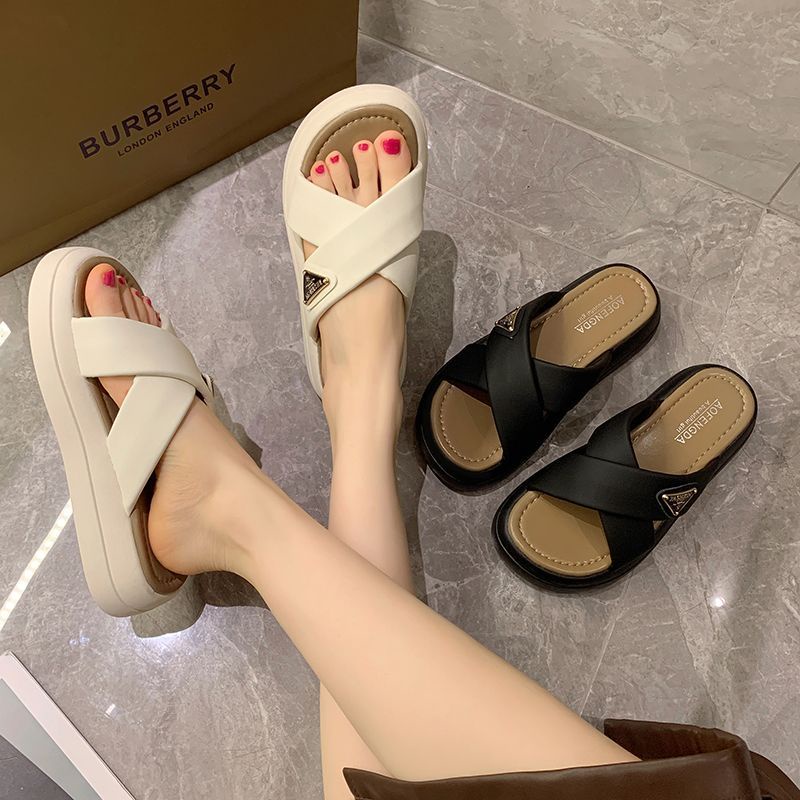 Giày Sandal Đế Dày Thời Trang Đi Biển Cho Nữ